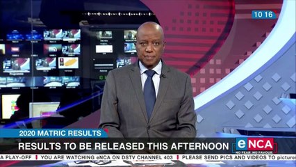 Matric results to be released on Monday