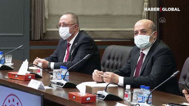 Hazine ve Maliye Bakanı Lütfi Elvan, esnaf temsilcilerini ağırladı