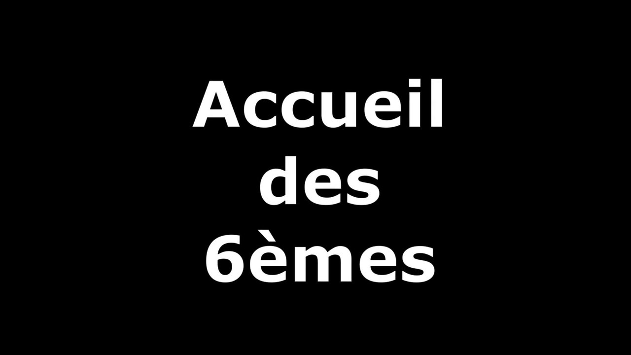 accueil 6eme