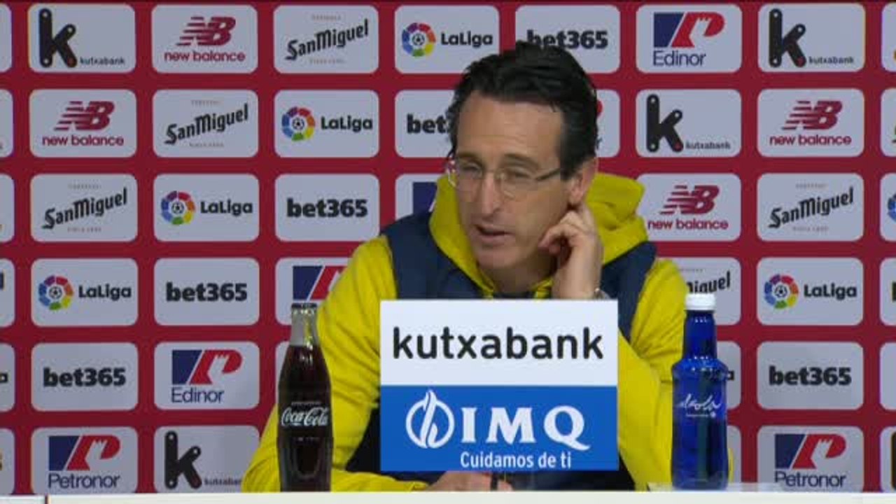 Emery: "Los empates sin victorias quedan reducidos a pocos puntos para lo que queremos"