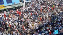 Thousands of protesters rally in Myanmar, junta warns more could die