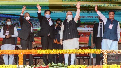 PM lays foundation stone of various key projects in Assam