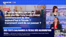 BFMTV répond à vos questions: Comment vont se passer les tests salivaires à l'école ? - 22/02