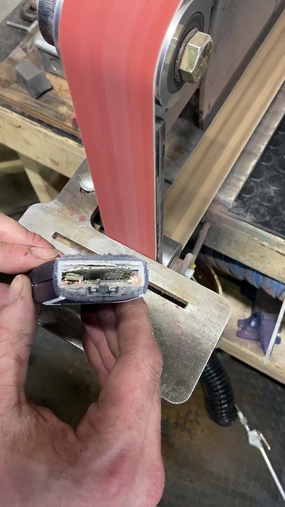 Belt Sander Breaks Down Nokia 3310