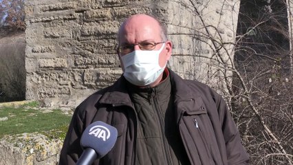 EDİRNE - Tarihi su yolundaki kemerin kaçak kazıyla tahrip edildiği iddia edildi