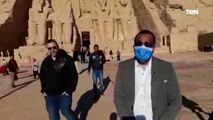 كبير مفتشي آثار أبو سمبل: أكثر من 250 زائر أجنبي حرصوا على حضور تعامد الشمس على الملك رمسيس