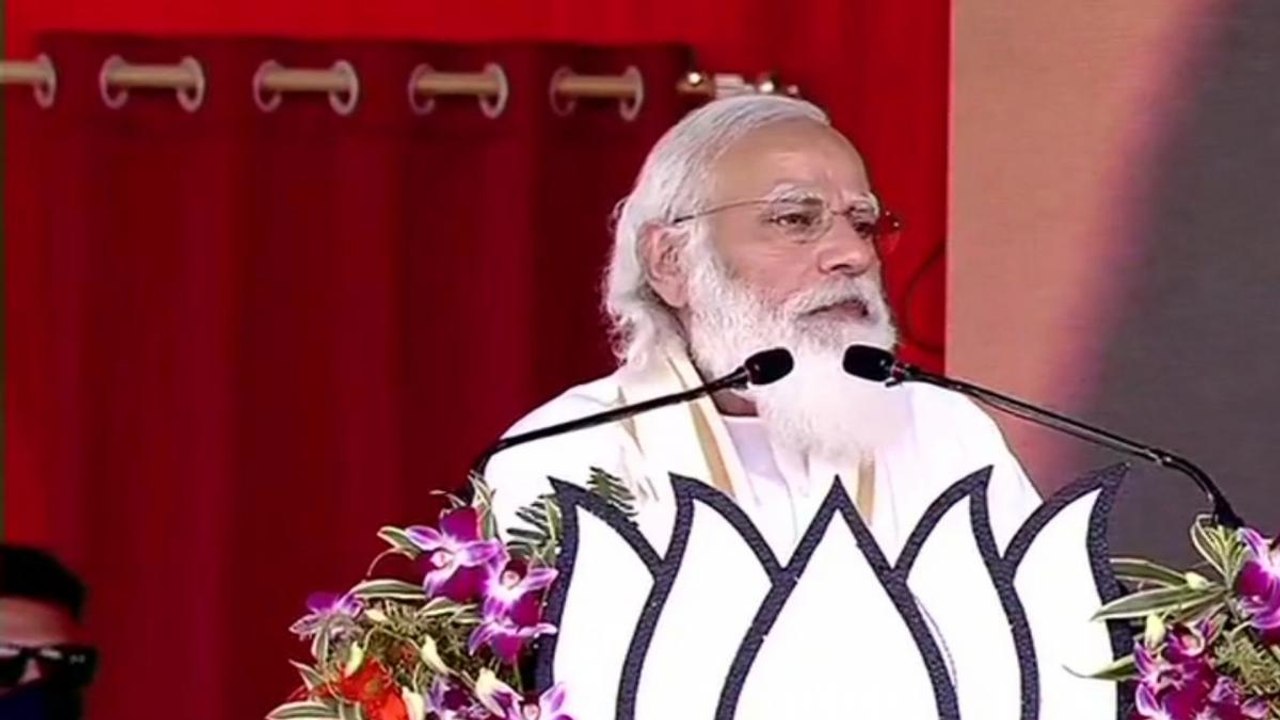 BJP Mission Bengal: PM Modi addresses a rally in Hooghly