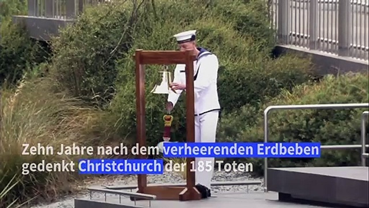 Neuseeland gedenkt der Opfer des Erdbebens vor zehn Jahren