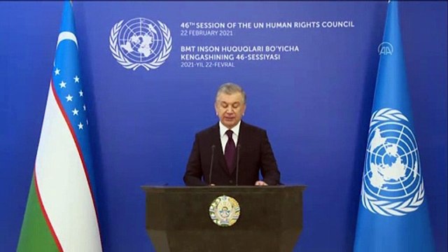 TAŞKENT - Özbekistan Cumhurbaşkanı Mirziyoyev: 'Demokratik reformlarımız yeni bir Özbekistan inşa etmeyi hedefliyor'
