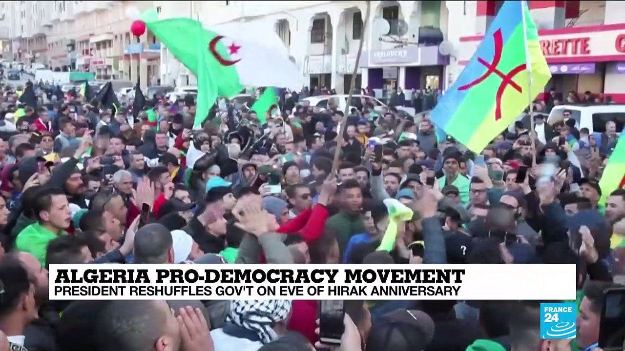 Algeria pro-democracy movement: "I think that t...