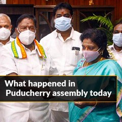 Here is What happened in the Puducherry assembly today