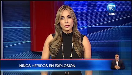 Niños resultaron heridos tras explosión por fuga de gas en Quito
