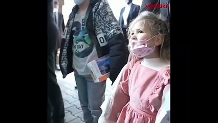 Cumhurbaşkanı Erdoğan'dan deprem mağduru minik Ayda'ya ziyaret