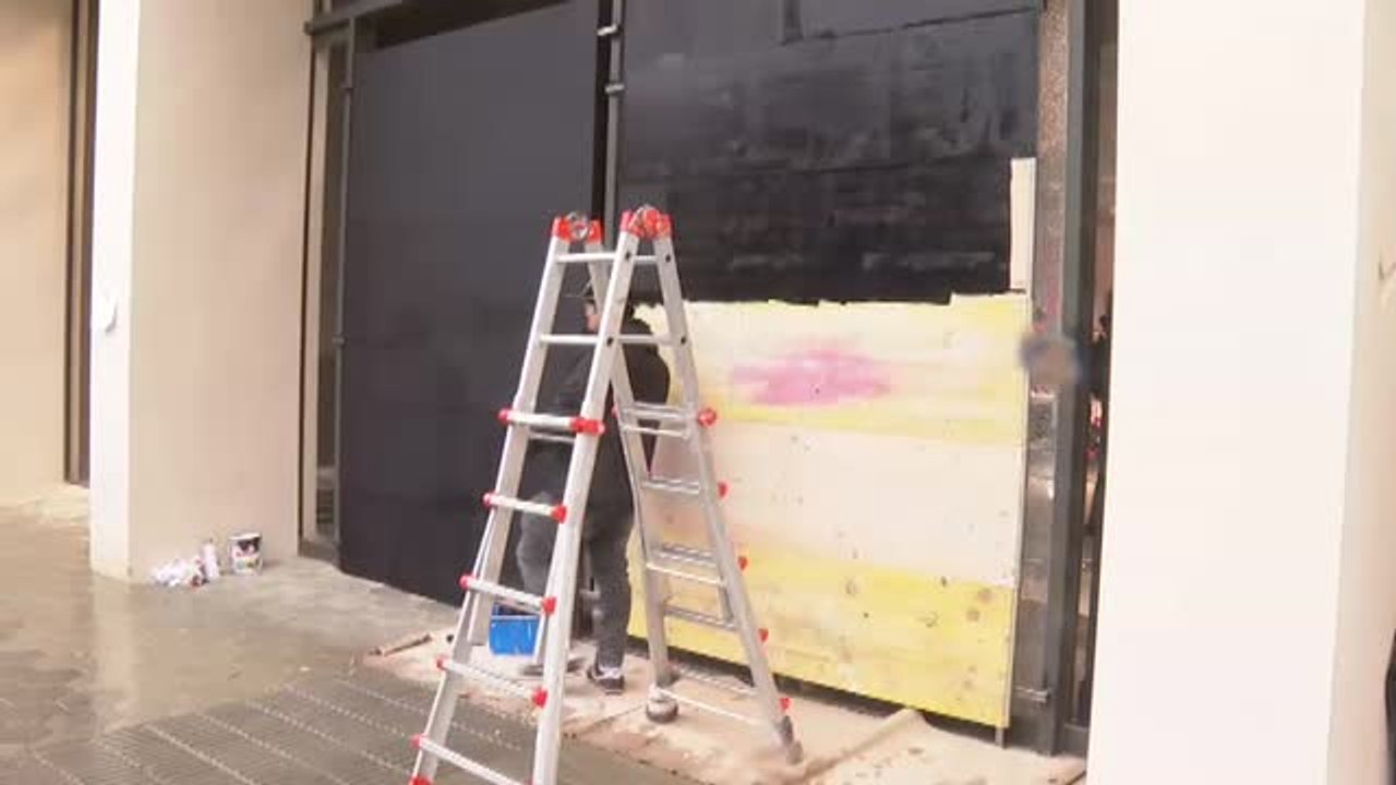 Los comerciantes del Paseo de Gracia cifran en 750.000 euros los daños en sus locales