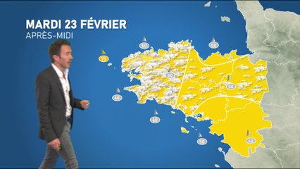 Bulletin météo pour le mardi 23 février 2021