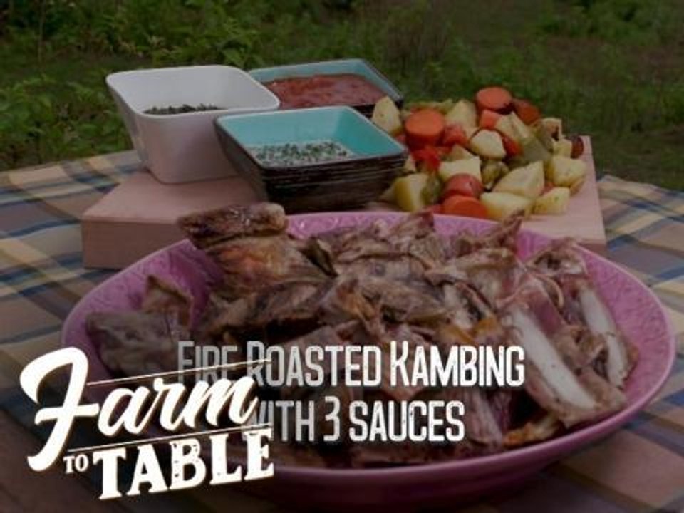 Farm To Table: Fire-roasted Goat with 3 Sauces...