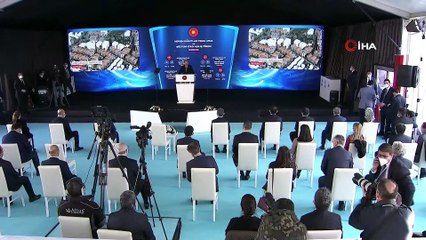Cumhurbaşkanı Erdoğan Deprem Konutları Temel Atma ve Göztepe Stadı Açılış Töreni'nde konuştu