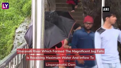 Jog Falls: Tourists Throng To Watch The Spectacular View In Karnatakas Sagar