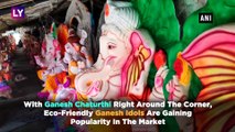 Ganesh Chaturthi: Eco-Friendly Ganesh Idols Gain Popularity In Ups Moradabad