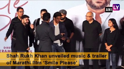 Download Video: Shah Rukh Khan Launches Trailer of Marathi Film ‘Smile Please