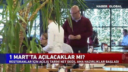 Restoranlar için açılış tarihi net değil ama hazırlıklar başladı