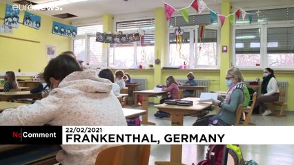 Children return to primary schools and nurseries in parts of Germany