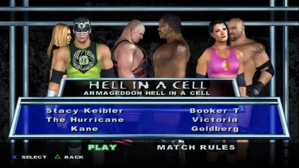 Here Comes the Pain Stacy Keibler vs The Hurricane vs Kane vs Booker T vs Victoria vs Goldberg