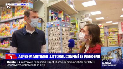 Story 1 : le littoral des Alpes-Maritimes confiné le week-end - 22/02