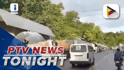 Passengers, buses stranded outside Surigao port as PCG suspends sea travel
