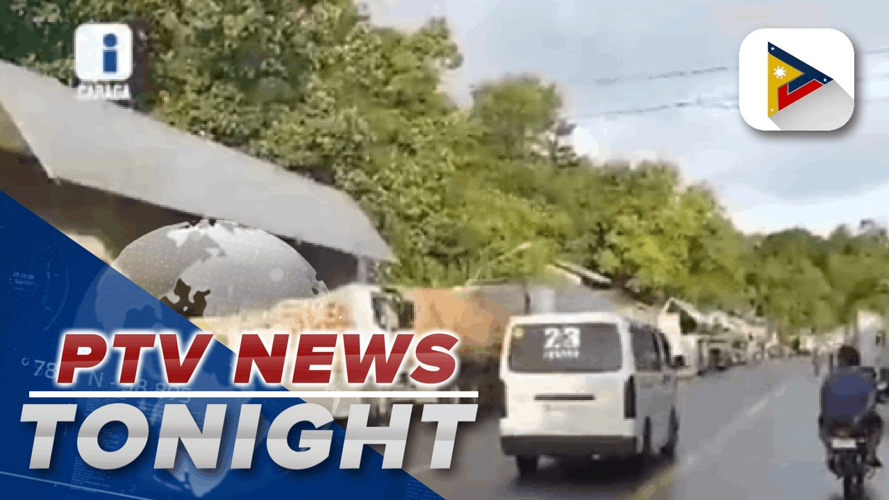 Passengers, buses stranded outside Surigao port as PCG suspends sea travel