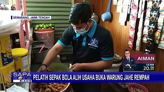 Pelatih Sepak Bola Banting Setir Buka Warung Jahe Rempah Akibat Pandemi Corona