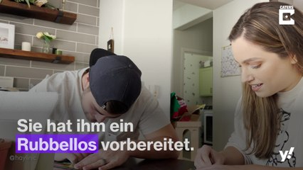 Er erfährt von ihrer Schwangerschaft per Rubbellos – seine Reaktion ist unbezahlbar