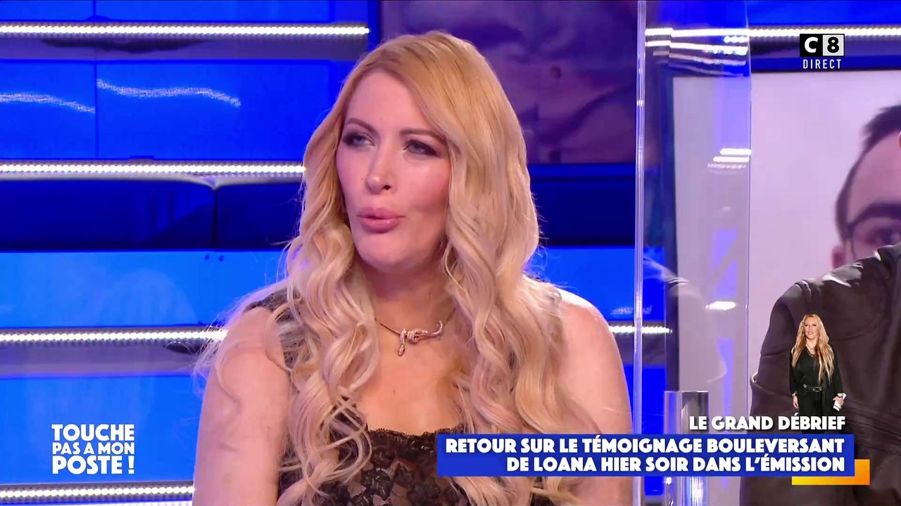 "Je ne touche plus à la drogue" : Loana se confie à Cyril Hanouna dans "Touche pas à mon poste"