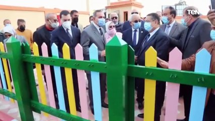 محافظ كفر الشيخ ونائب وزير التربية والتعليم يفتتحان المدرسة الدولية الحكومية ومبنى الوسائل التعليميه