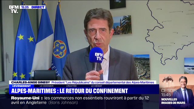 Alpes-Maritimes: pour le président du conseil départemental, le confinement engagé mérite d'être associé étroitement avec une vaccination de masse, ce qui n'est pas le cas