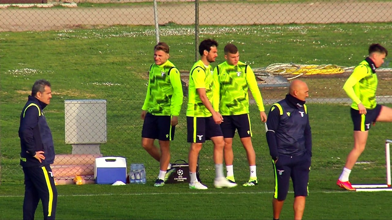 Allenamento Lazio, 22 febbraio