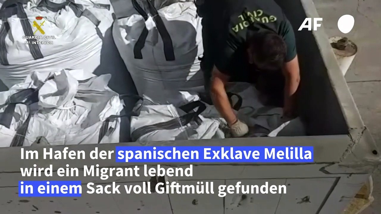 Flüchtlinge zwischen Giftmüll und Altglas in Melilla entdeckt