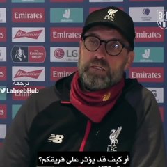 بالفيديو.. لماذا تعصب مدرب ليفربول عند الحديث عن "كورونا"
