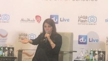 شاهد.. تأثر الفنانة ماجدة الرومي رداً على سؤال «الإمارات اليوم» عن الأوضاع الحالية في لبنان