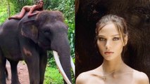 Instagram Influencer Faces Backlash for Posing Naked on Elephant