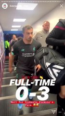 بالفيديو.. فيرمينو يسخر من أزمة صلاح وماني