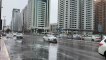 بالفيديو.. هطول أمطار على دبي وأبوظبي