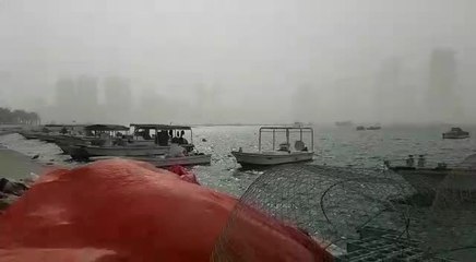 بالفيديو.. هطول أمطار على دبي وأبوظبي