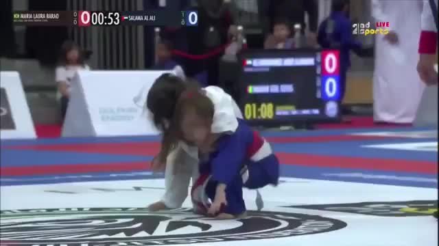 بالفيديو ..أطفال يبدعون في بطولة عام زايد لتحدي الجوجيتسو