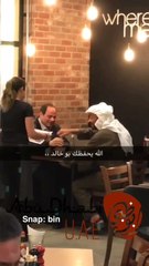 بالفيديو.. محمد بن زايد والرئيس المصري يتناولان الطعام في مطعم بأبوظبي