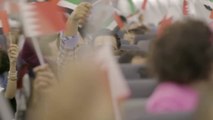 بالفيديو...دولة الإمارات تهنئ البحرين بمناسبة اليوم الوطني الـ 46 للمملكة
