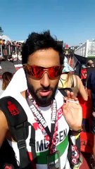 بالفيديو.. محسن ال علي الاول على المواطنين وثالث الخليجيين  في نصف ايرومان دبي