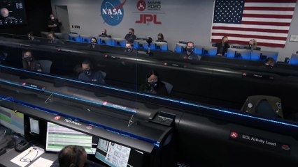 Perseverance Rover’s Descent and Touchdown on Mars