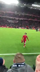 بالفيديو.. بعد أدائه "الخيالي" أمام توتنهام.. لافتة طيبة من محمد صلاح!