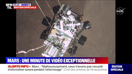Michael Watkins (NASA): "C'est la première fois qu'on arrive à filmer réellement l'atterrissage d'un appareil sur Mars"